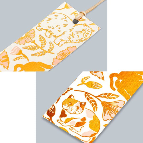 Cat Art Collection しおり 「flower」
