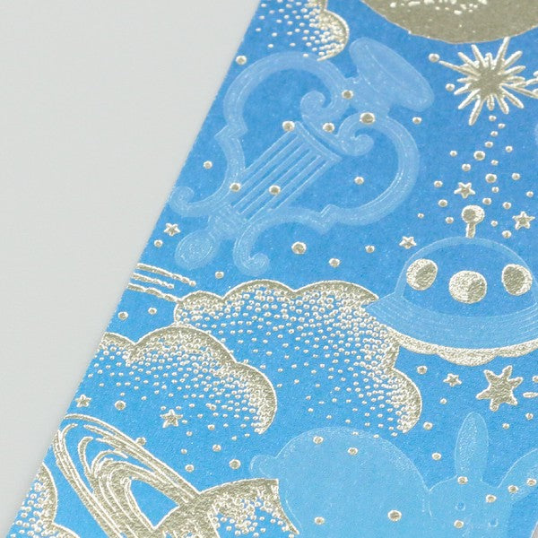 日常をハレの日に　箔押ししおり「Night Sky」 ブックカバー 商品画像