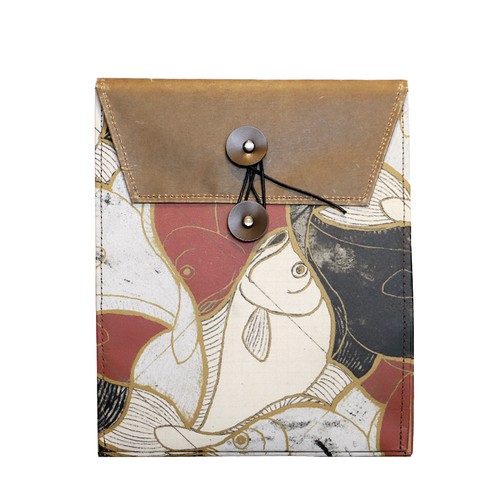 M.C.ESCHER FISH Book Bag