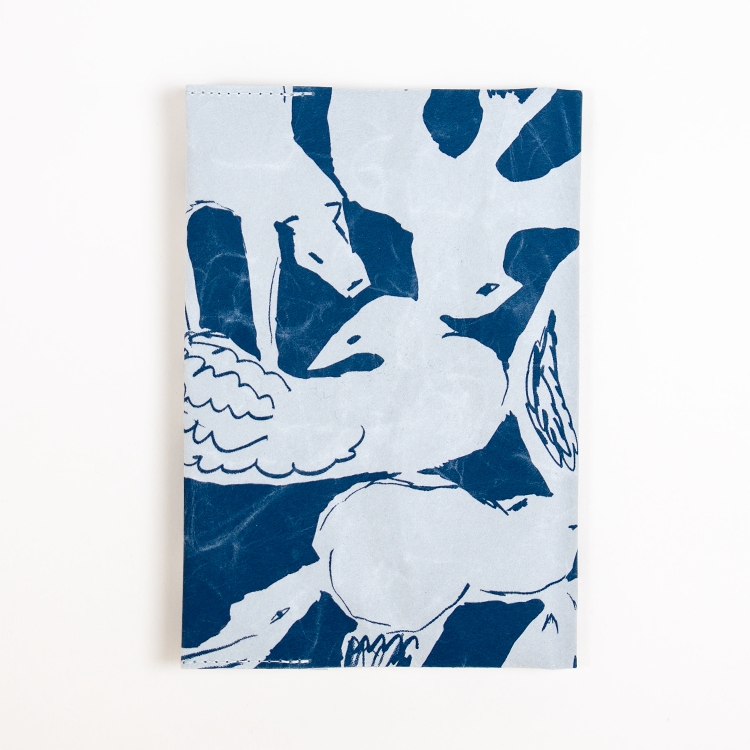 SIWA × mina perhonen ブックカバー life puzzle グレー – おしゃれな SIWA × mina perhonen ブックカバー life puzzle グレー – おしゃれな
