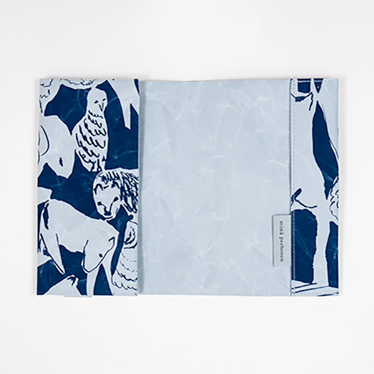 SIWA × mina perhonen ブックカバー life puzzle グレー – おしゃれな SIWA × mina perhonen ブックカバー life puzzle グレー – おしゃれな