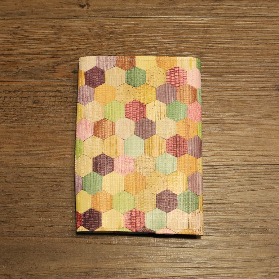デッドストック壁紙ブックカバー GRAFICA DECORA pastel hexagon 四六判対応 紙 商品画像