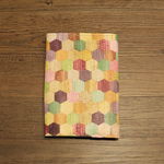 デッドストック壁紙ブックカバー GRAFICA DECORA pastel hexagon [四六]